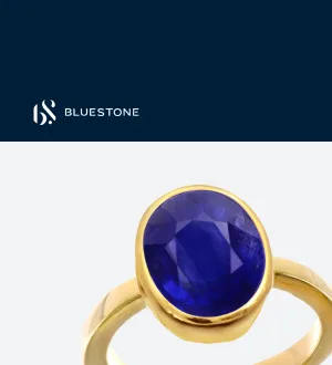 Bluestone Gemstone Studded gift card